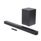 JBL Bar 2.1 Deep Bass - Black - 2.1 channel soundbar with wireless subwoofer - Hero
